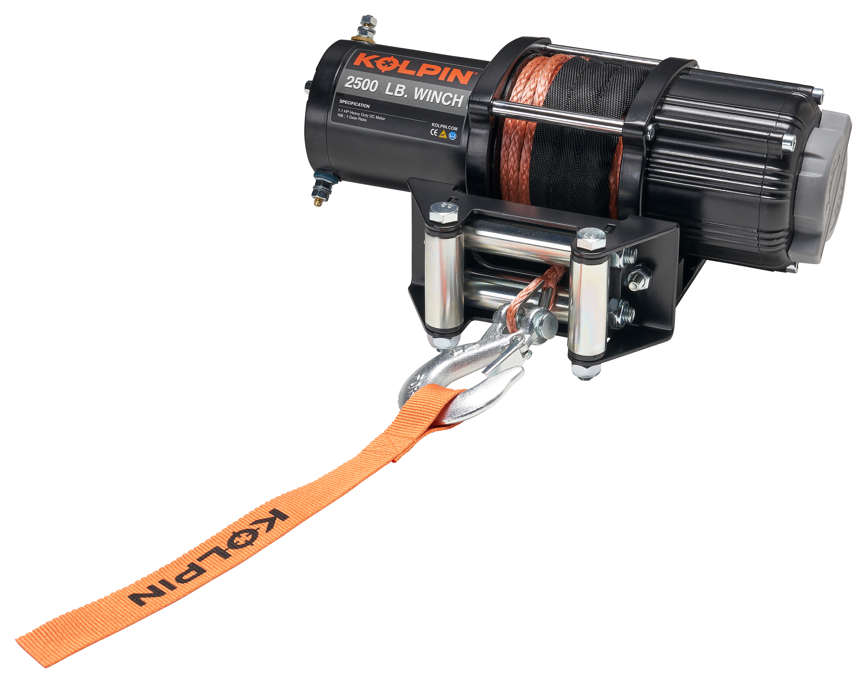 Kolpin 2,500lb. Winch Kit with Synthetic Rope Cabela's